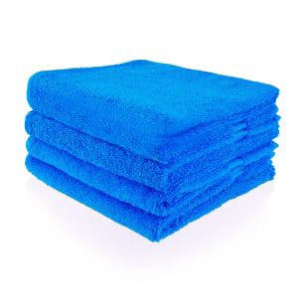 Handdoek met naam Cobalt Blauw