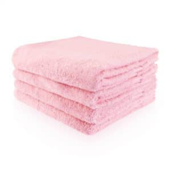 Handdoek met naam Roze