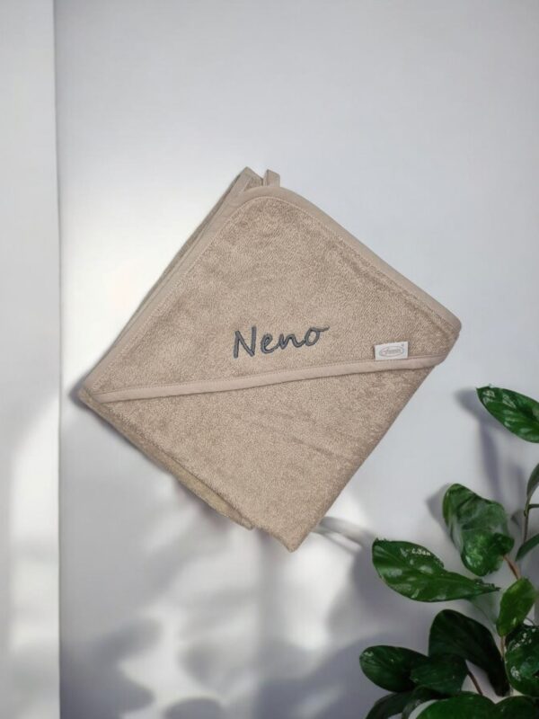 Badcape met naam - Afbeelding 4