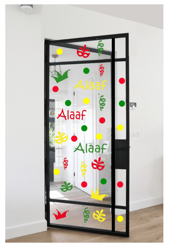 Raamsticker Alaaf Carnaval