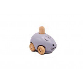 Houten Piepmuis Licht Blauw