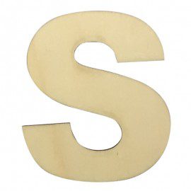 Houten Plakletter S